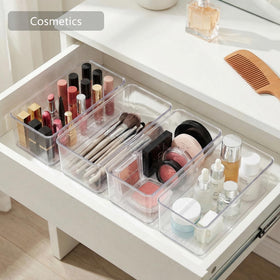 Qilinba clear-bin stack—easy visibility and modular organization.