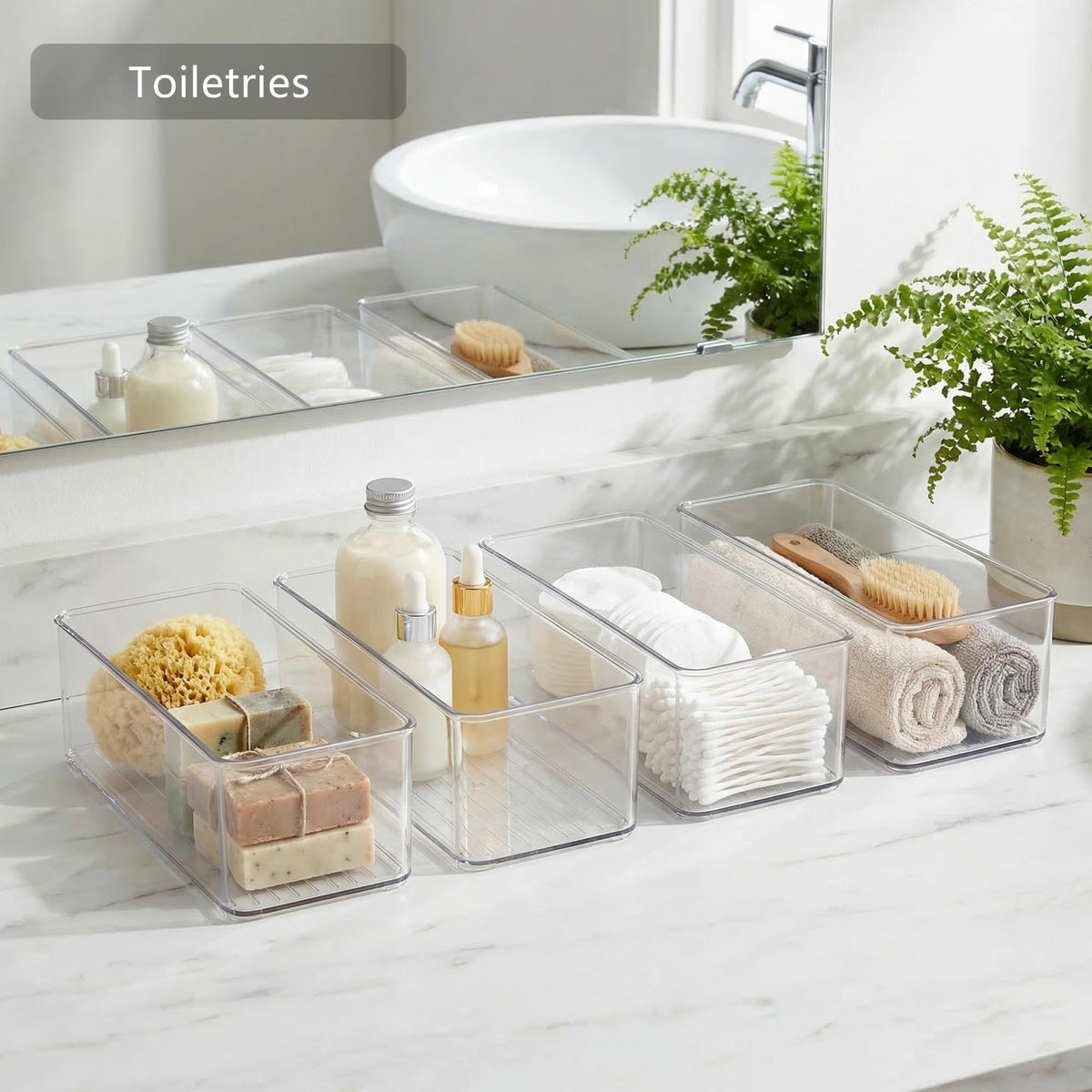 Qilinba small-bin in-drawer view—compact storage for accessories.
