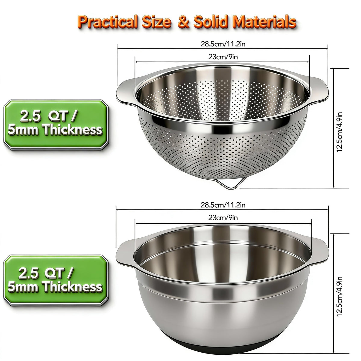 QiMH BPA-free lid helps store fresh rinsed ingredients securely.