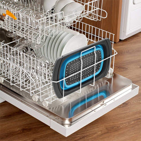 QiMH Colander expandable body from compact to full size when needed.