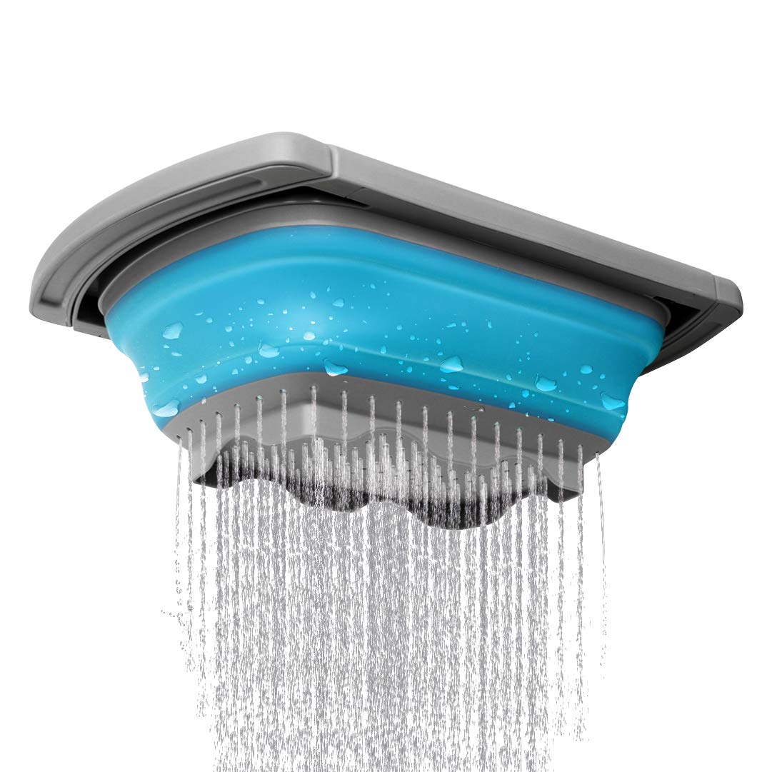 QiMH Colander sturdy non-slip handles for stable cooking.