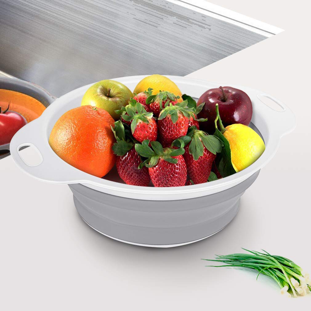QiMH BPA-free colander with no-odor material for safe use.
