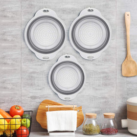 QiMH dishwasher-safe colander for simple cleaning after meals.