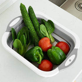 QiMH 8.5 quart capacity shown for large batch washing and soaking.