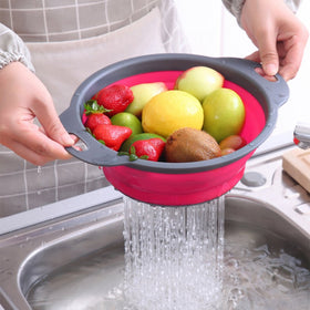 QiMH two-quart round colander perfect for small portions