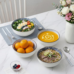 QINLANG microwave safe pho bowl for quick reheats.