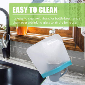 Qinline leakproof closure technology keeps contents secure during freezing and transport.