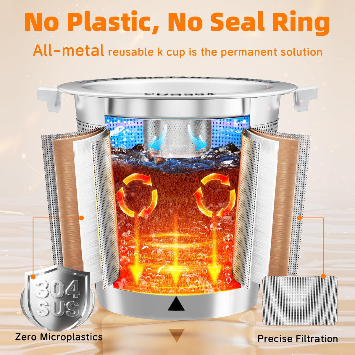Qiorgar fill funnel supports mess-free loading for consistent flavor.
