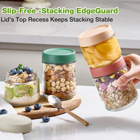 Qipecedm erasable-marker lid labels contents for quick notes.