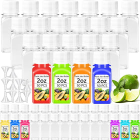 Qiuttnqn 2oz shot bottle with white cap for on-the-go juices
