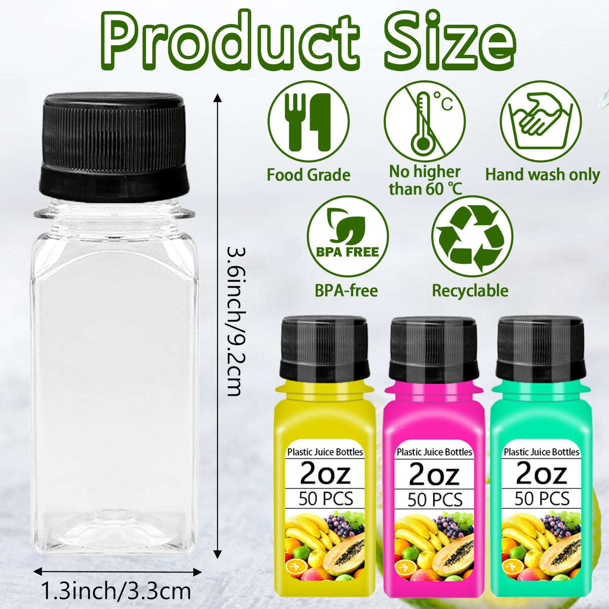 Qiuttnqn airtight screw cap bottles keep drinks fresh during transport