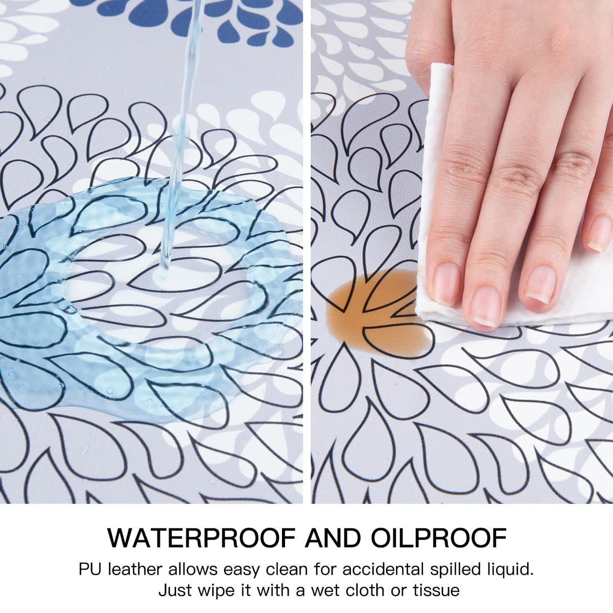 QiyI placemats heat-resistant surface protects your table.