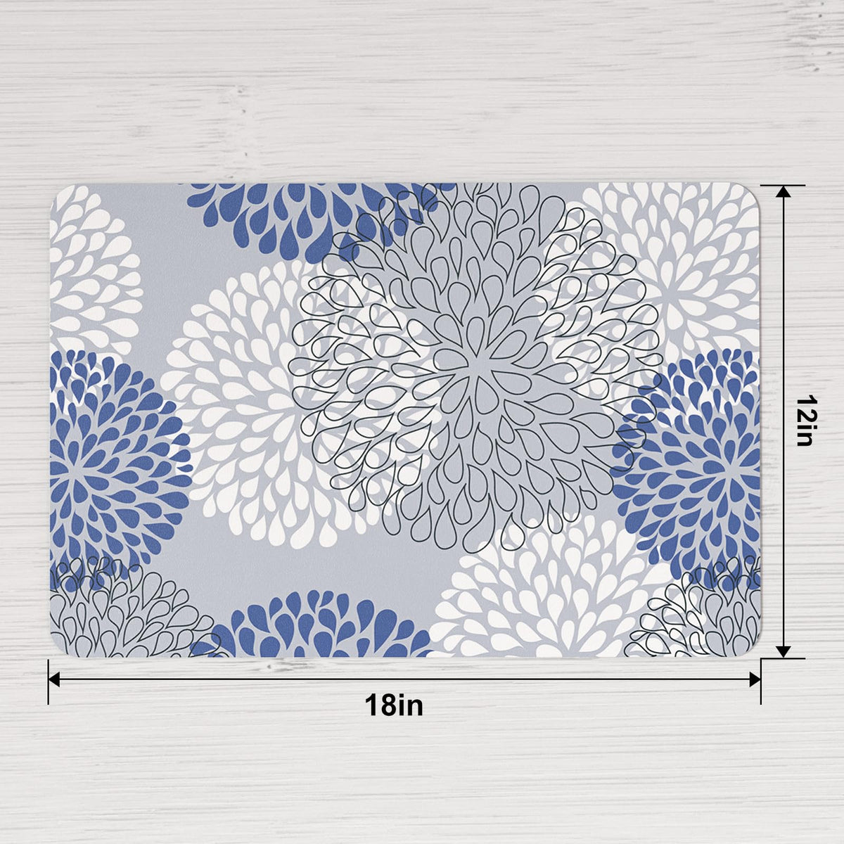 QiyI placemats PU leather texture close-up showing durability.