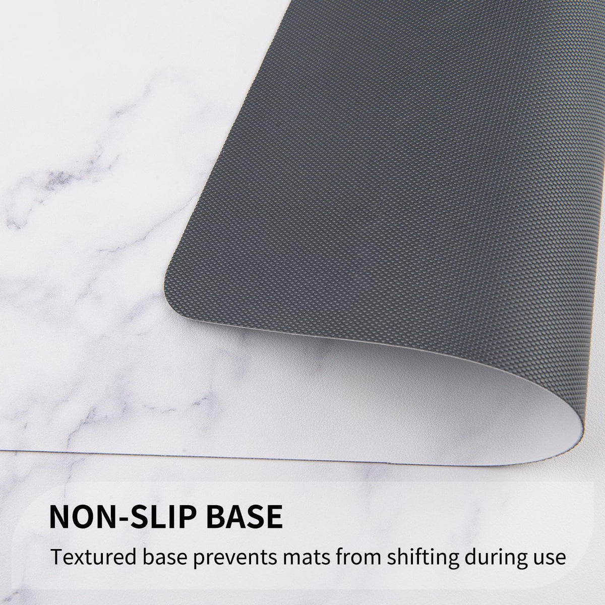 QIYI placemats waterproof surface protects table from spills and stains