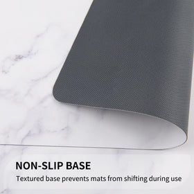 QIYI placemats waterproof surface protects table from spills and stains