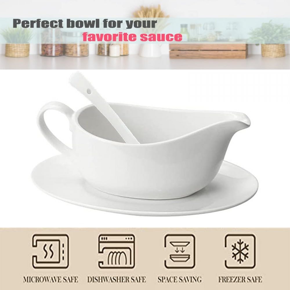 Qlans 17 oz capacity ideal for gravies and dressings