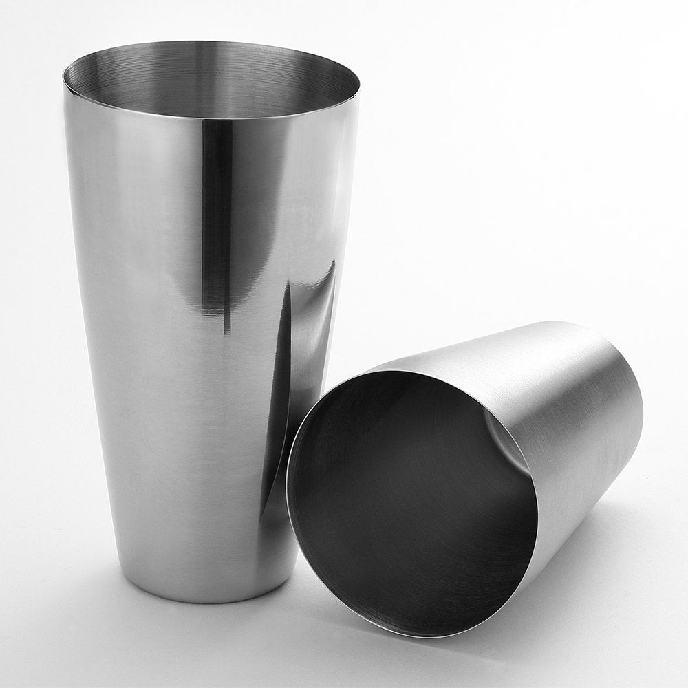 QLL Boston Shaker all stainless steel body resists rust.