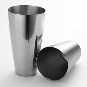 QLL Boston Shaker all stainless steel body resists rust.