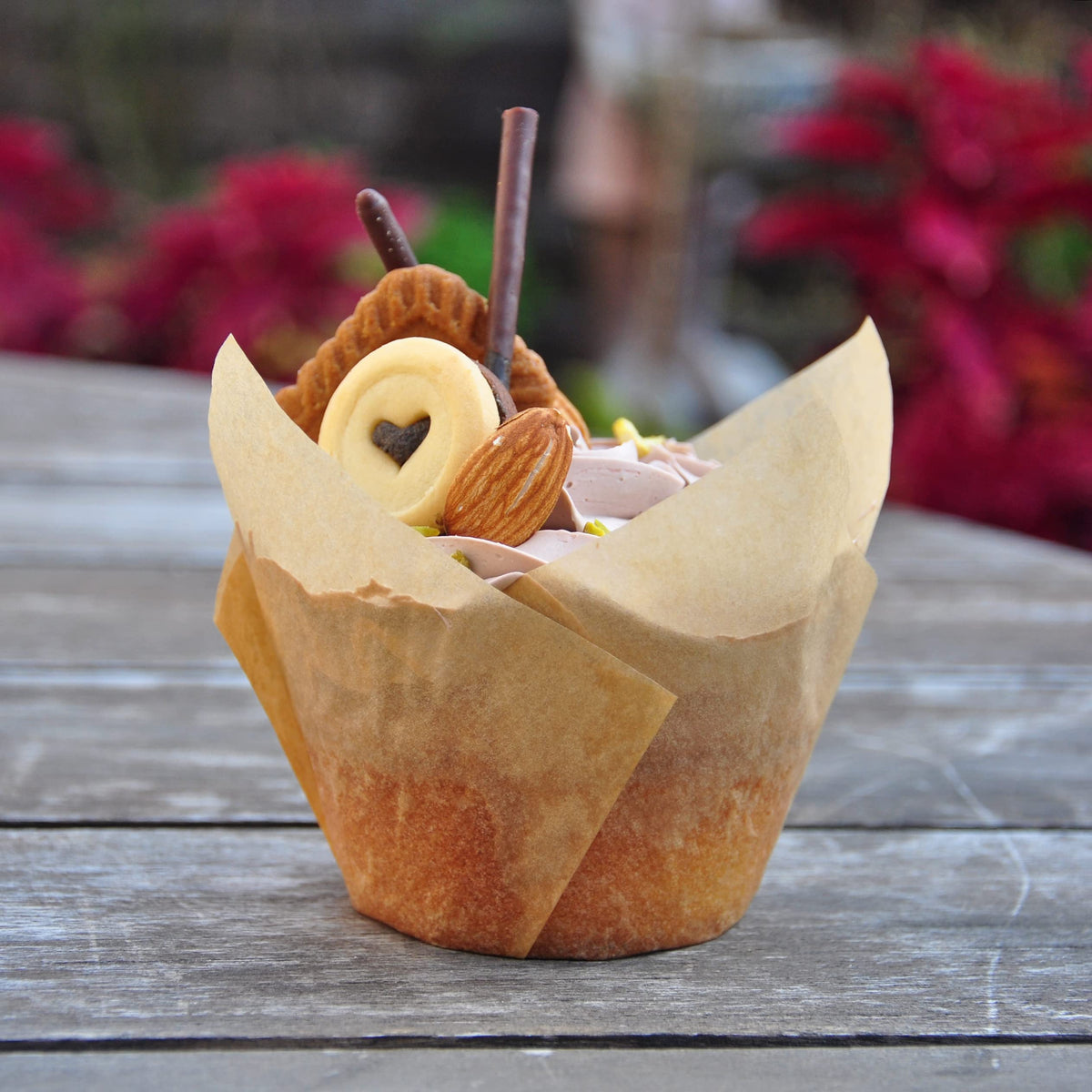 QLSmypkg Extra-large bottom diameter 2.25 inches fits large muffins