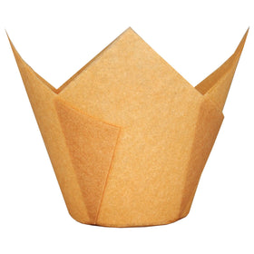 QLSmypkg Extra Large Tulip baking cups pack125 for party prep