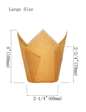 QLSmypkg greaseproof cups; oven-safe up to 220°C for clean baking.