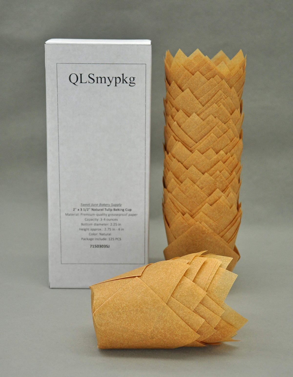 QLSmypkg non-toxic, odorless cups; mess-free muffins.