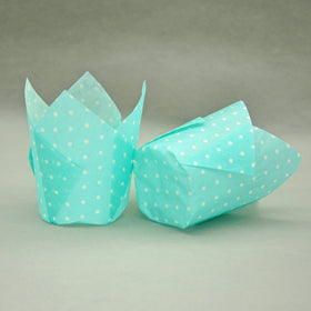 QLSmypkg Tulip pink baking cups perfect for celebrations and easy release