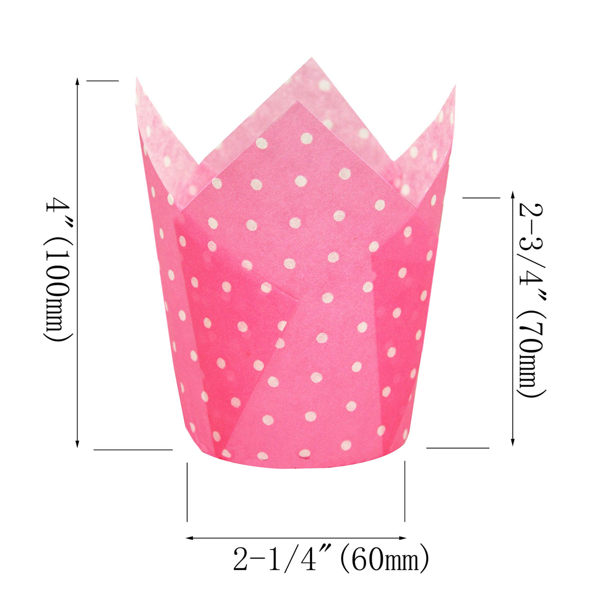 QLSmypkg Tulip yellow baking cups ideal for festive cupcakes and clean lining