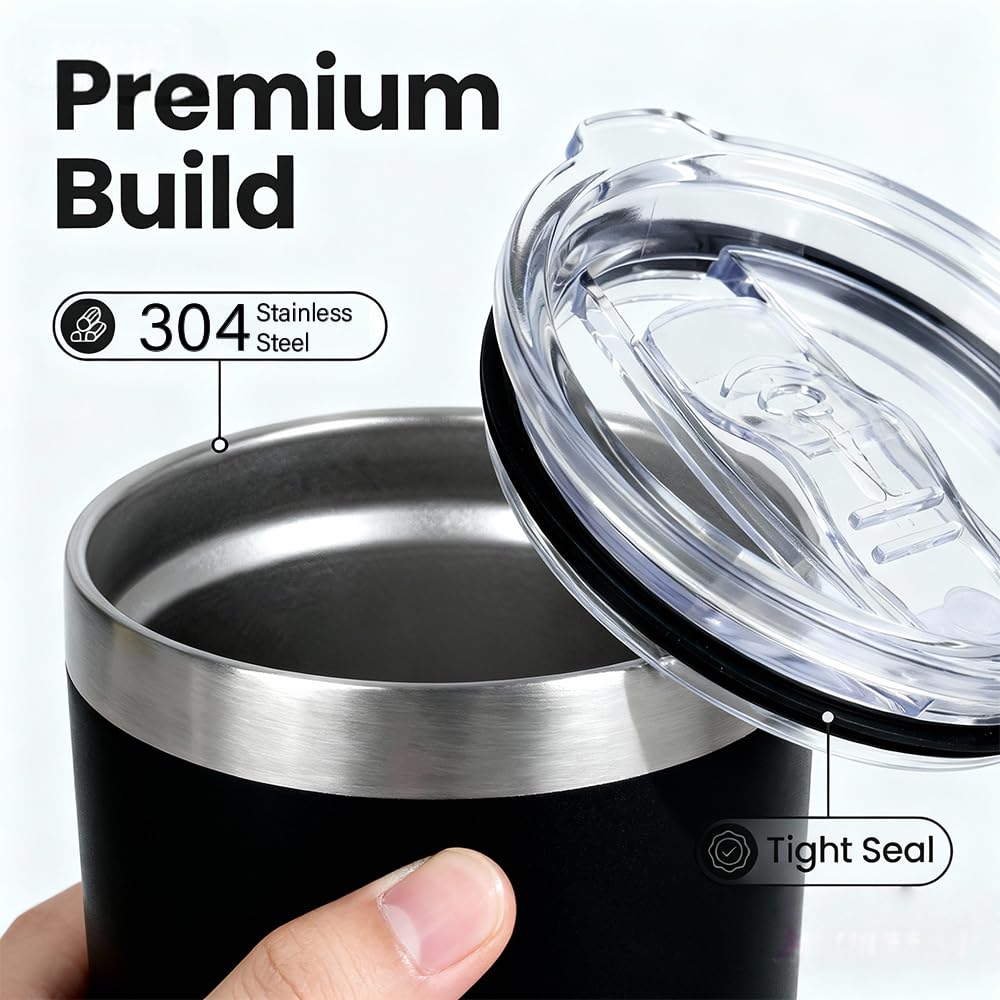 Qmoouoou 20oz capacity ideal for coffee, water and more on the course.