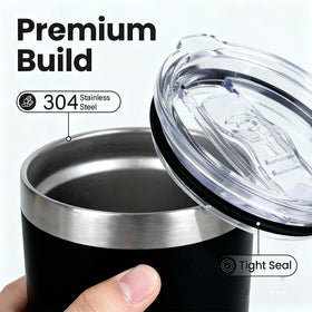 Qmoouoou 20oz capacity ideal for coffee, water and more on the course.