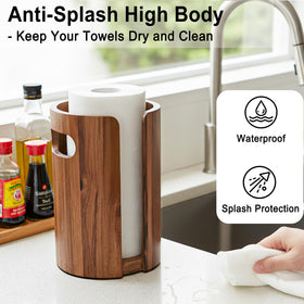 QoQoLiLi non-slip base keeps the stand steady for one-handed tearing.