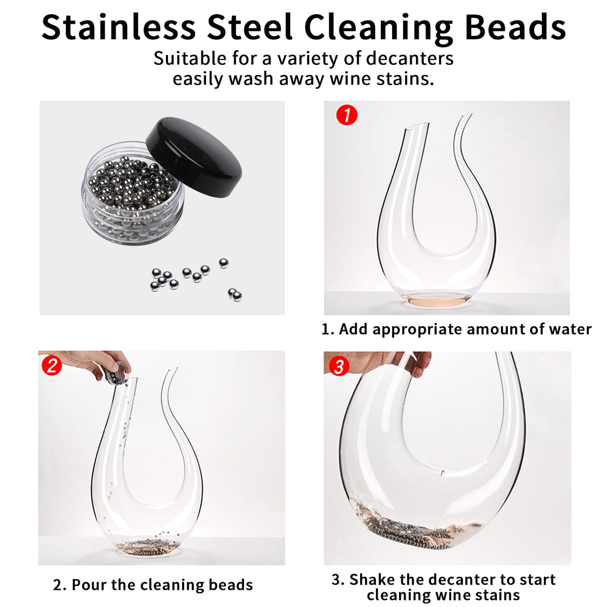 QPIX DIGITAL stainless cleaning beads tackle stubborn residue safely