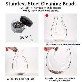 QPIX DIGITAL stainless cleaning beads tackle stubborn residue safely