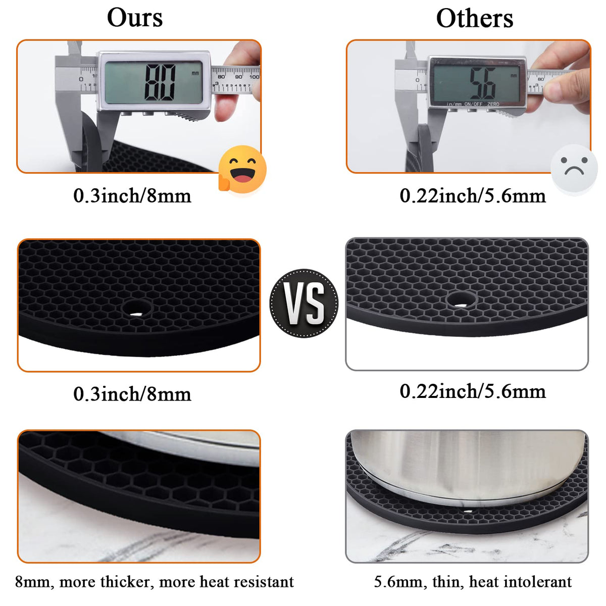 QPIX DIGITAL hot pads dishwasher-safe for easy cleaning