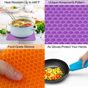 QPIX DIGITAL multipurpose silicone mats function as drying mat and coaster