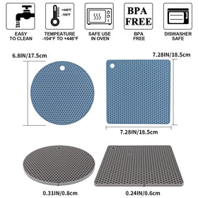 QPIX DIGITAL spoon rest and hot mat — tidier counters and safer handling.