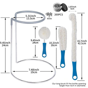 QPIX DIGITAL short brush handles cups and small vessels quickly