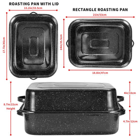 QPMR enameled surface ensures even heat distribution for consistent results.