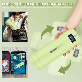 QRAGJBM kettle with 4 temperature presets for tea or coffee.