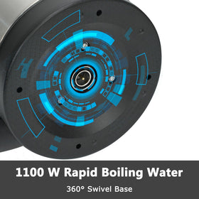 QSLKING kettle boil-dry protection prevents damage when empty.