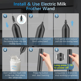 QTDHG USB-C charging cable keeps frother powered