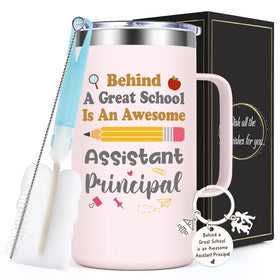 Qtencas 20 oz insulated mug maintains drink temperature during long school days.