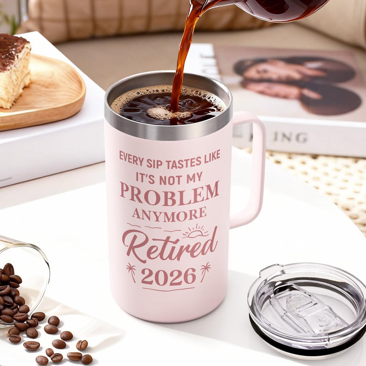 Premium Qtencas 304 stainless steel mug for durability and flavor