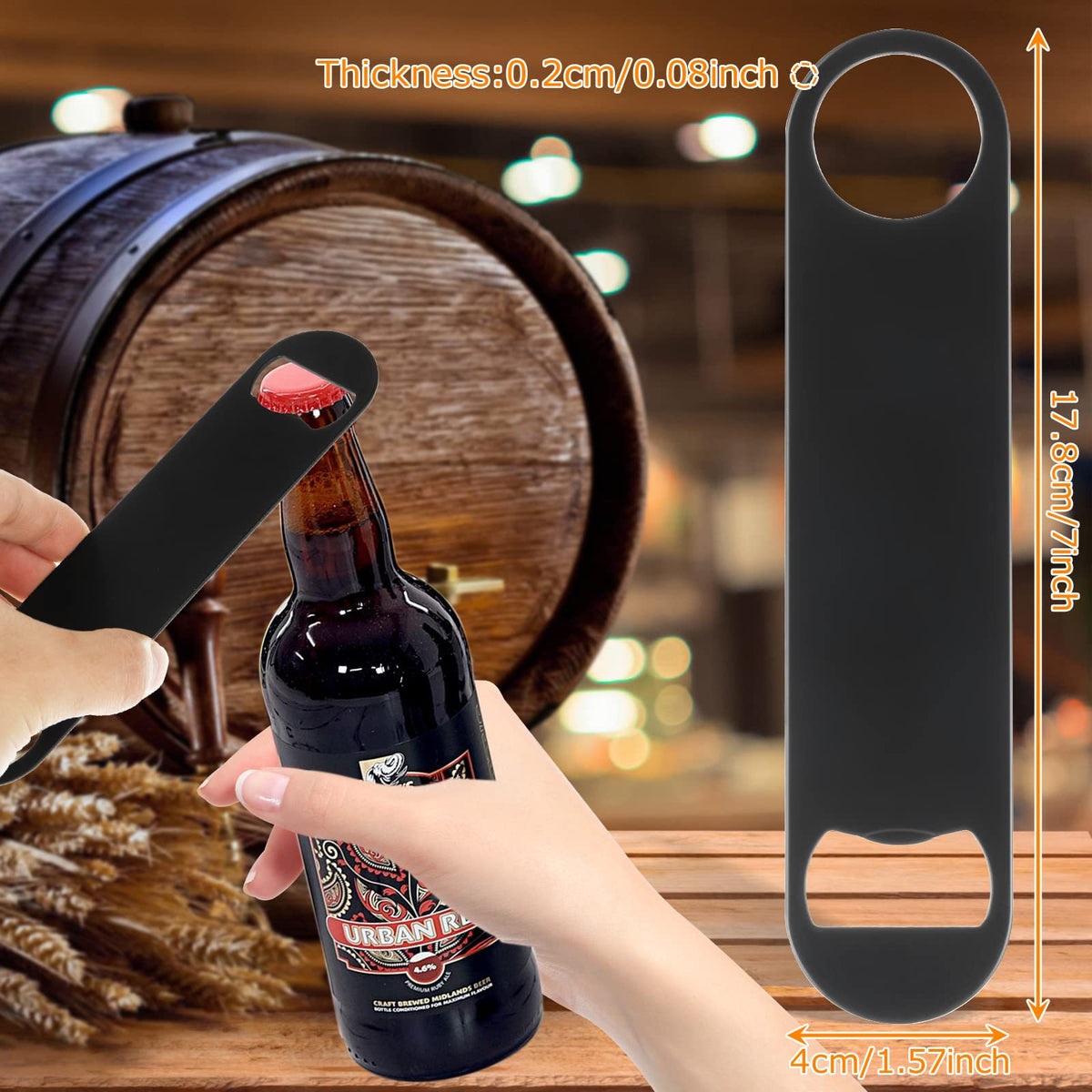 QTLCOHD bulk pack flat opener, ready for bars and parties