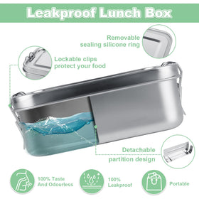 QTLCOHD dishwasher-safe lunch container for easy cleaning.