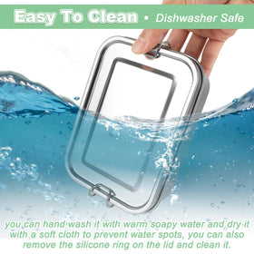 QTLCOHD removable silicone ring lid for thorough cleaning.