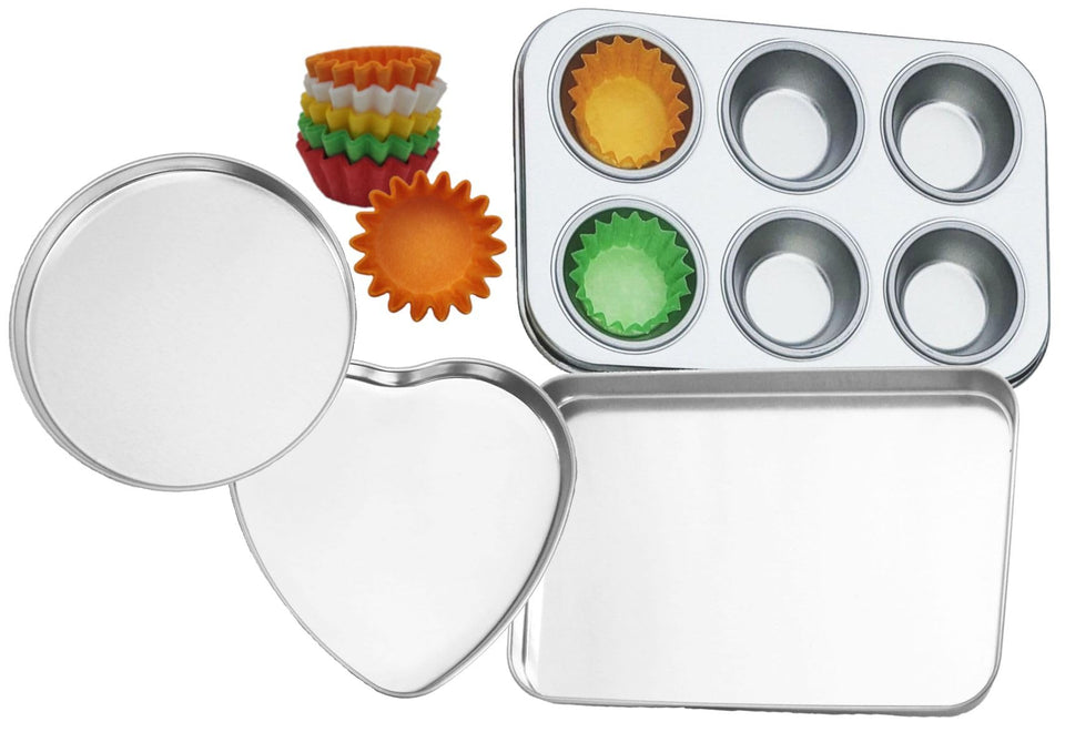 Quadrapoint Deluxe pan set for Easy Bake Oven with multiple pans ready for kid-friendly baking