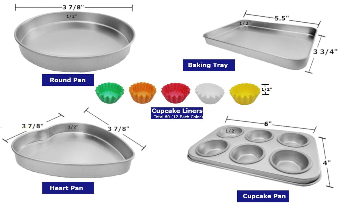 Quadrapoint Deluxe heart pans add cute shapes to treats