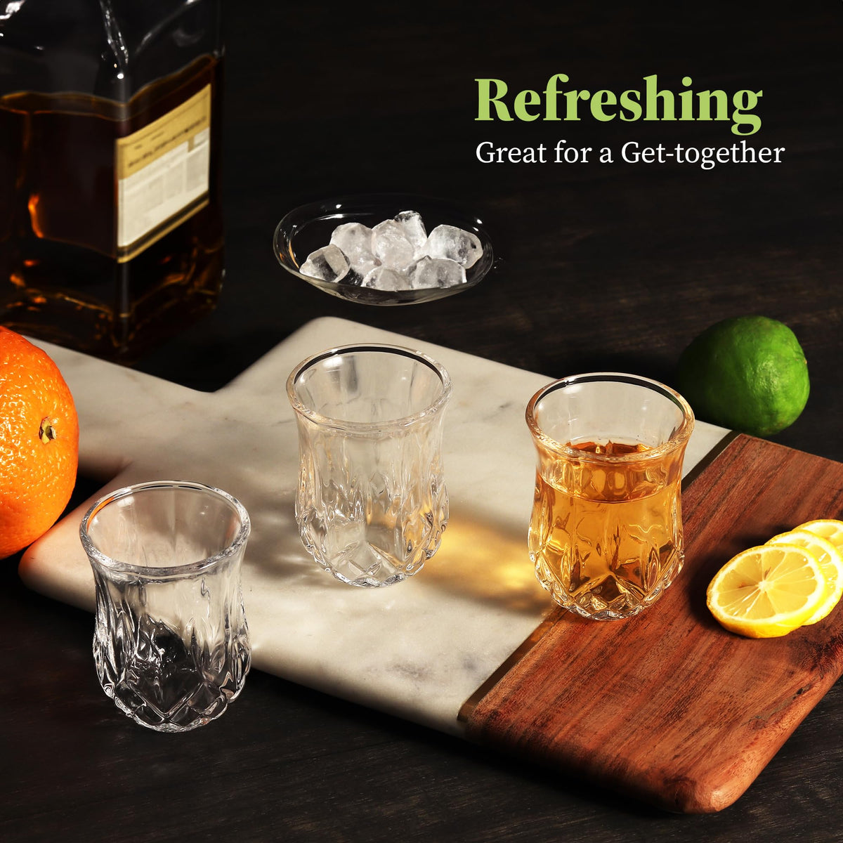 QUAFFER premium durable glass that resists impact and wear.