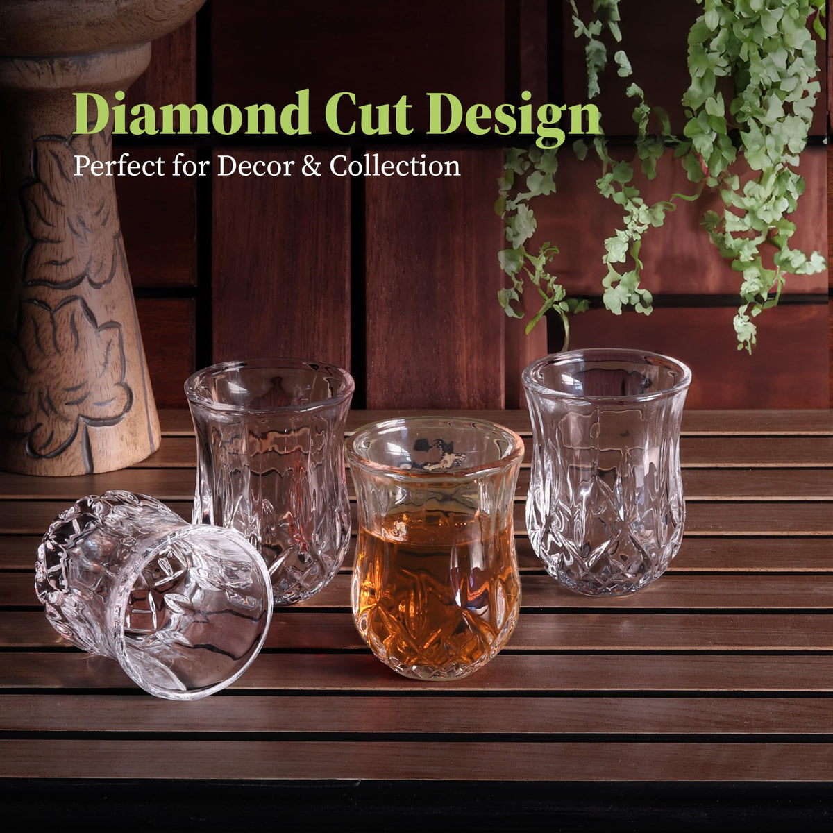 QUAFFER set of 6 shot glasses, ideal for catering events and entertaining.